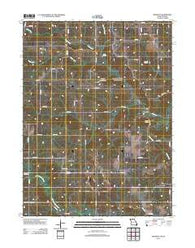 Mendota Missouri Historical topographic map, 1:24000 scale, 7.5 X 7.5 Minute, Year 2012
