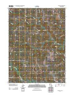 Mendota Missouri Historical topographic map, 1:24000 scale, 7.5 X 7.5 Minute, Year 2012