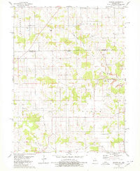 Mendota Missouri Historical topographic map, 1:24000 scale, 7.5 X 7.5 Minute, Year 1979