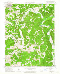 Meramec Spring Missouri Historical topographic map, 1:24000 scale, 7.5 X 7.5 Minute, Year 1963