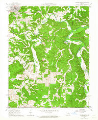 Meramec Spring Missouri Historical topographic map, 1:24000 scale, 7.5 X 7.5 Minute, Year 1963