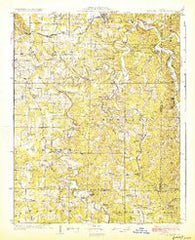 Meramec Spring Missouri Historical topographic map, 1:62500 scale, 15 X 15 Minute, Year 1928