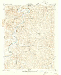 Meramec State Park Missouri Historical topographic map, 1:24000 scale, 7.5 X 7.5 Minute, Year 1937