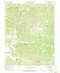 Meramec State Park Missouri Historical topographic map, 1:24000 scale, 7.5 X 7.5 Minute, Year 1969