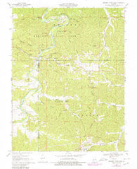 Meramec State Park Missouri Historical topographic map, 1:24000 scale, 7.5 X 7.5 Minute, Year 1969