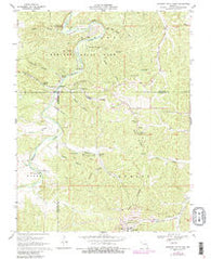 Meramec State Park Missouri Historical topographic map, 1:24000 scale, 7.5 X 7.5 Minute, Year 1969