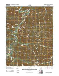 Meramec State Park Missouri Historical topographic map, 1:24000 scale, 7.5 X 7.5 Minute, Year 2012