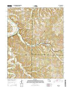 Meta Missouri Current topographic map, 1:24000 scale, 7.5 X 7.5 Minute, Year 2015