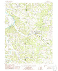 Meta Missouri Historical topographic map, 1:24000 scale, 7.5 X 7.5 Minute, Year 1987