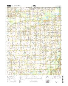 Metz Missouri Current topographic map, 1:24000 scale, 7.5 X 7.5 Minute, Year 2015