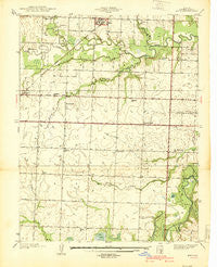 Metz Missouri Historical topographic map, 1:24000 scale, 7.5 X 7.5 Minute, Year 1939