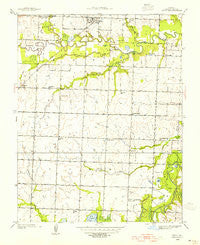 Metz Missouri Historical topographic map, 1:24000 scale, 7.5 X 7.5 Minute, Year 1938