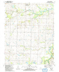 Metz Missouri Historical topographic map, 1:24000 scale, 7.5 X 7.5 Minute, Year 1991