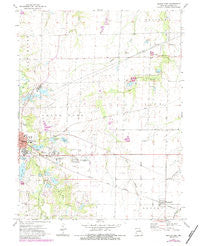 Mexico East Missouri Historical topographic map, 1:24000 scale, 7.5 X 7.5 Minute, Year 1972