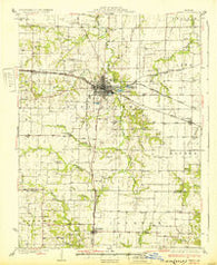 Mexico Missouri Historical topographic map, 1:62500 scale, 15 X 15 Minute, Year 1932