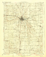 Mexico Missouri Historical topographic map, 1:62500 scale, 15 X 15 Minute, Year 1932