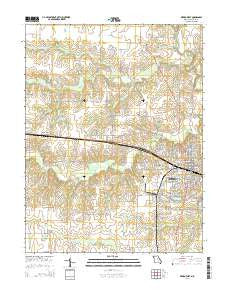 Mexico West Missouri Current topographic map, 1:24000 scale, 7.5 X 7.5 Minute, Year 2014