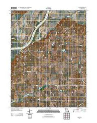 Miami Missouri Historical topographic map, 1:24000 scale, 7.5 X 7.5 Minute, Year 2012