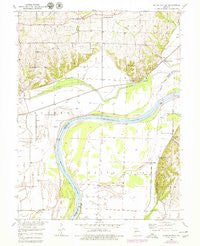 Miami Station Missouri Historical topographic map, 1:24000 scale, 7.5 X 7.5 Minute, Year 1951