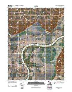 Miami Station Missouri Historical topographic map, 1:24000 scale, 7.5 X 7.5 Minute, Year 2012