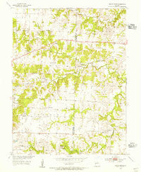 Middle Grove Missouri Historical topographic map, 1:24000 scale, 7.5 X 7.5 Minute, Year 1952