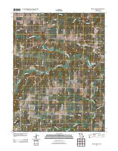 Middle Grove Missouri Historical topographic map, 1:24000 scale, 7.5 X 7.5 Minute, Year 2012