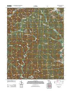 Midridge Missouri Historical topographic map, 1:24000 scale, 7.5 X 7.5 Minute, Year 2012