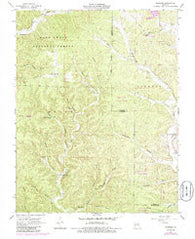 Midridge Missouri Historical topographic map, 1:24000 scale, 7.5 X 7.5 Minute, Year 1966