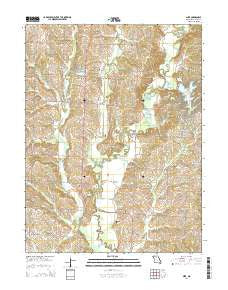 Mike Missouri Current topographic map, 1:24000 scale, 7.5 X 7.5 Minute, Year 2014