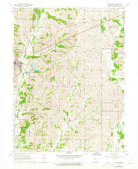 Milan East Missouri Historical topographic map, 1:24000 scale, 7.5 X 7.5 Minute, Year 1964