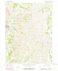 Milan East Missouri Historical topographic map, 1:24000 scale, 7.5 X 7.5 Minute, Year 1964
