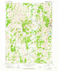 Milan West Missouri Historical topographic map, 1:24000 scale, 7.5 X 7.5 Minute, Year 1964