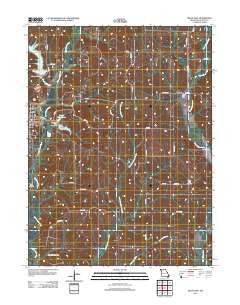 Milan East Missouri Historical topographic map, 1:24000 scale, 7.5 X 7.5 Minute, Year 2012