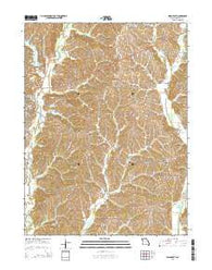 Milan East Missouri Current topographic map, 1:24000 scale, 7.5 X 7.5 Minute, Year 2014