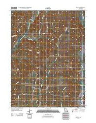 Milan SE Missouri Historical topographic map, 1:24000 scale, 7.5 X 7.5 Minute, Year 2012