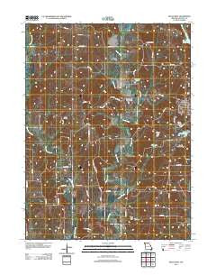 Milan West Missouri Historical topographic map, 1:24000 scale, 7.5 X 7.5 Minute, Year 2012