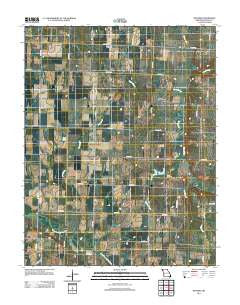 Milford Missouri Historical topographic map, 1:24000 scale, 7.5 X 7.5 Minute, Year 2011