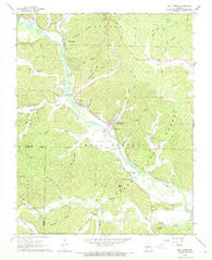 Mill Spring Missouri Historical topographic map, 1:24000 scale, 7.5 X 7.5 Minute, Year 1968