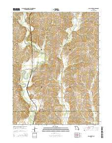 Mill Grove Missouri Current topographic map, 1:24000 scale, 7.5 X 7.5 Minute, Year 2014