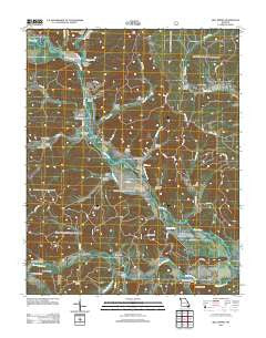 Mill Spring Missouri Historical topographic map, 1:24000 scale, 7.5 X 7.5 Minute, Year 2012