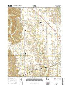 Millard Missouri Current topographic map, 1:24000 scale, 7.5 X 7.5 Minute, Year 2015