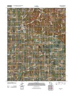 Miller Missouri Historical topographic map, 1:24000 scale, 7.5 X 7.5 Minute, Year 2011