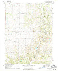 Millersburg SW Missouri Historical topographic map, 1:24000 scale, 7.5 X 7.5 Minute, Year 1969