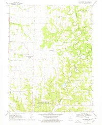 Millersburg SW Missouri Historical topographic map, 1:24000 scale, 7.5 X 7.5 Minute, Year 1969