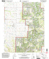 Millersburg SW Missouri Historical topographic map, 1:24000 scale, 7.5 X 7.5 Minute, Year 2000
