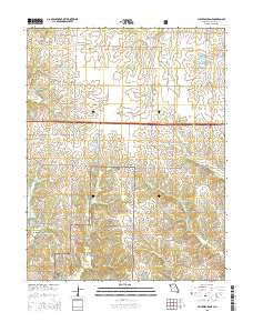 Millersburg NE Missouri Current topographic map, 1:24000 scale, 7.5 X 7.5 Minute, Year 2015