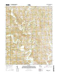 Millersville Missouri Current topographic map, 1:24000 scale, 7.5 X 7.5 Minute, Year 2015