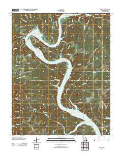 Mincy Missouri Historical topographic map, 1:24000 scale, 7.5 X 7.5 Minute, Year 2012