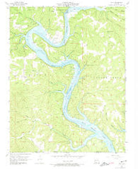 Mincy Missouri Historical topographic map, 1:24000 scale, 7.5 X 7.5 Minute, Year 1956