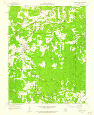 Mineral Point Missouri Historical topographic map, 1:24000 scale, 7.5 X 7.5 Minute, Year 1958